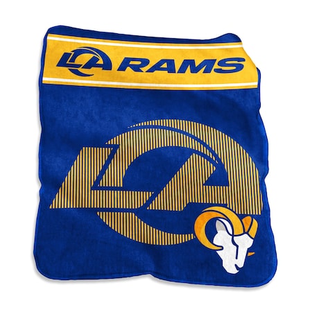 Logo Brands LA Rams 60x80 Raschel Throw 629-26X